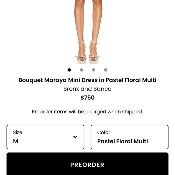 New Bronx and Banco BOUQUET MARAYA PASTEL MINI DRESS sold out online - Picture 12 of 12